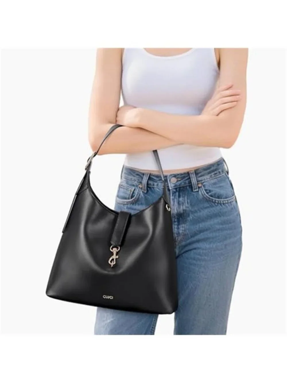 CLUCI Handbag for Women, Slouchy Hobo Bag
